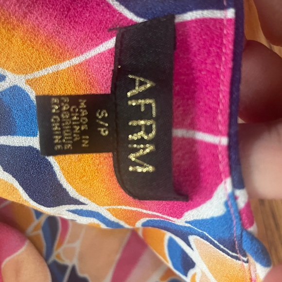 AFRM Emerson Maxi Dress in Summer Butterfly Small - Picture 2 of 13